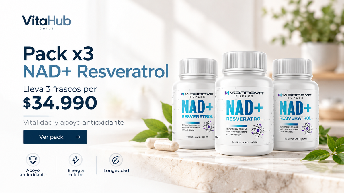 Pack x3 NAD+ Resveratrol – 3 Frascos
