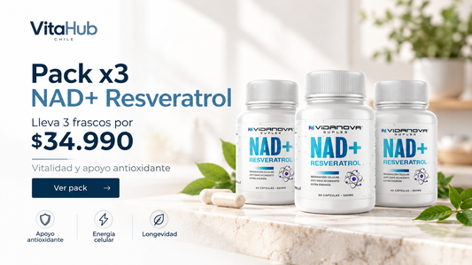 Pack x3 NAD+ Resveratrol – 3 Frascos